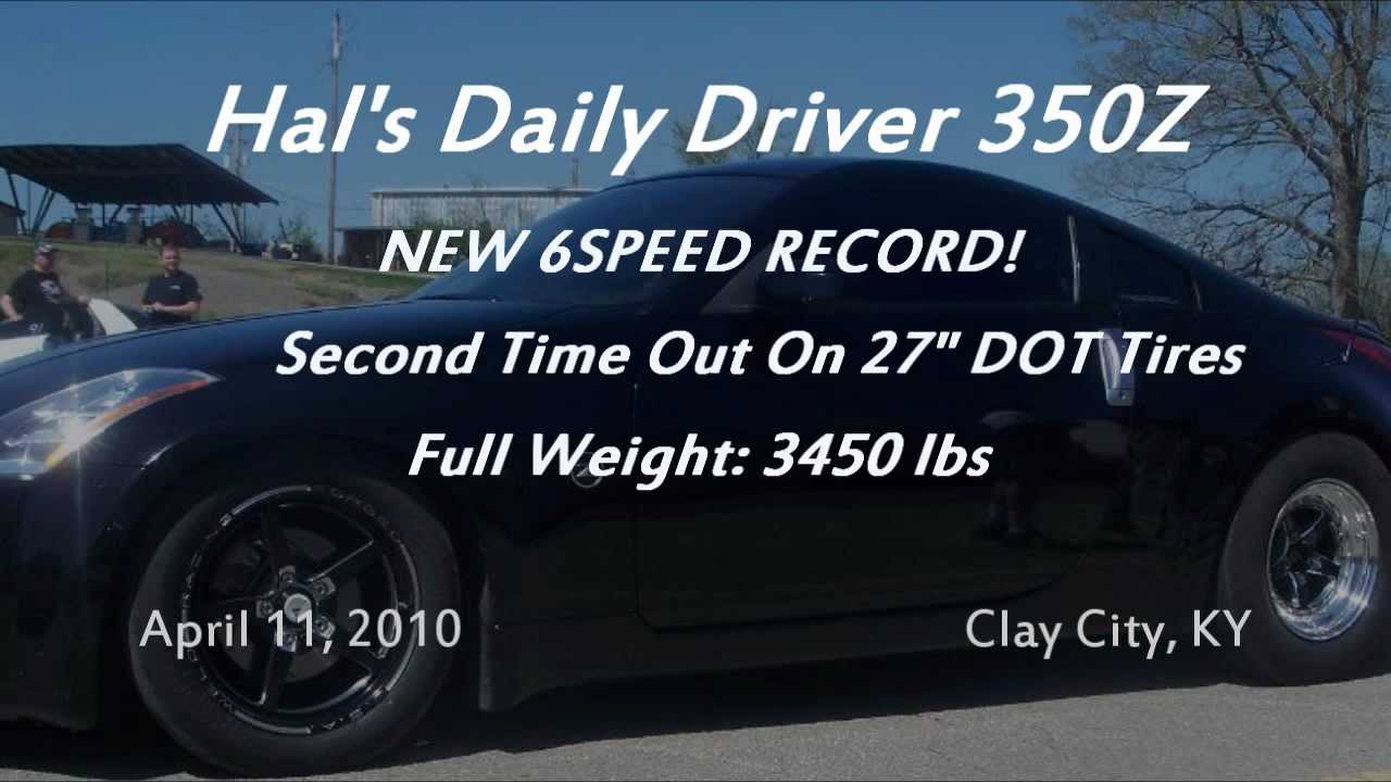 9.3sec Record 1/4mile 350Z 6speed by Hal at Dynosty