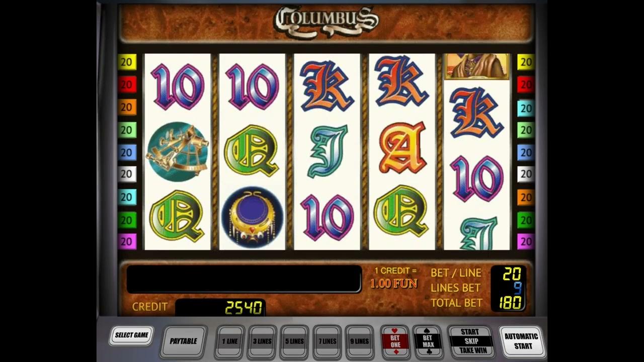 Слот колумбус casino gpk1