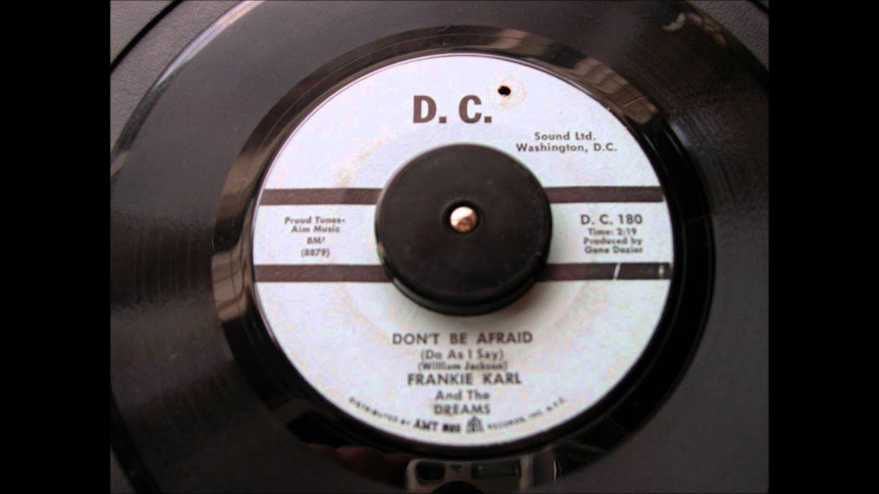 Guarda FRANKIE KARL AND THE DREAMS DON'T BE AFRAID D.C. RECORD LABEL 180 su YouTube Guarda FRANKIE KARL AND THE DREAMS DON'T BE AFRAID D.C. RECORD LABEL 180 su YouTube