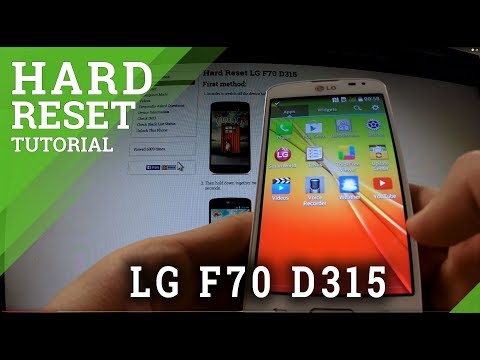 Hard Reset LG F70 D315 - Android Factory Reset