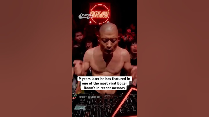 Yousuke Yukimatsu’s Boiler Room moment 🙏