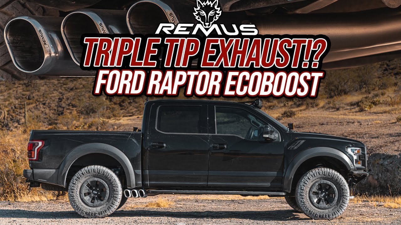 We made the Ford Raptor Ecoboost Louder with a Triple Tip Exhaust