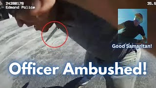 Officer Gets Ambushed by Pepper Spray and Knife