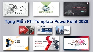 PowerPoint Template Free download 2020 | Tải miễn phí mẫu thiết kế PowerPoint 3D đẹp