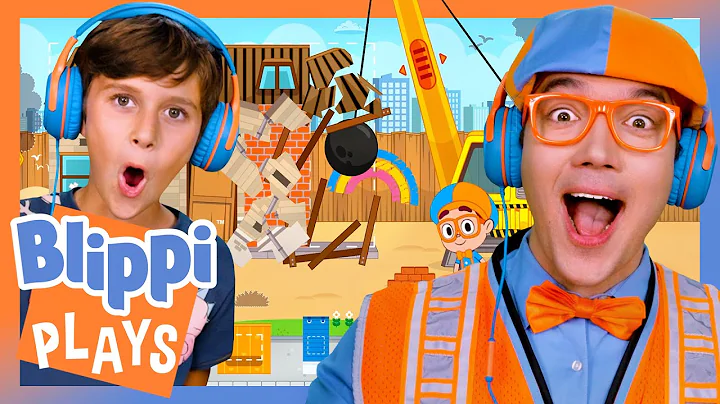 Blippi Plays His New Curiosity Club App with Meekah & Roland