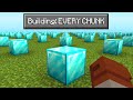 Minecraft But Building Affects EVERY CHUNK...