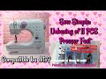 Unboxing 11 PCS Presser Feet for Sew Simple Household Sewing Machine