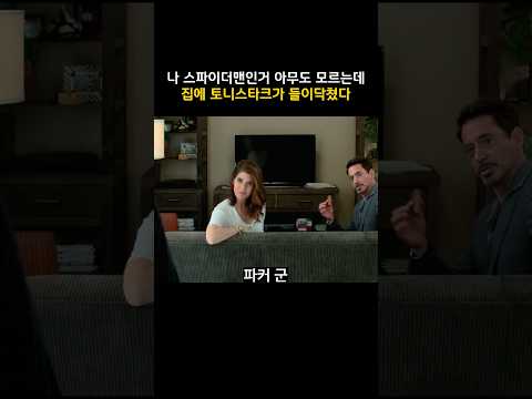 우리 집에 토니스타크가 왔다 #마블 #<strong>캡틴아메리카</strong>