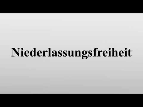 Video: Was ist die Niederlassungsfreiheit?