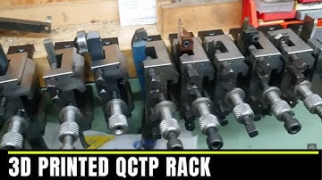 Dixon style quick change toolpost toolholder rack brackets (Advent 22 Day 6)