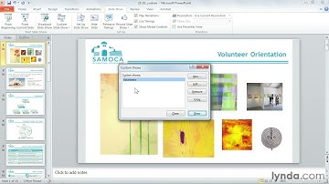 PowerPoint Tutorial - Create custom slide shows