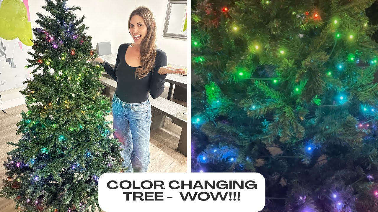 This Yitahome 6ft RGB Prelit Christmas Tree Is Gorgeous!🎄 - YouTube