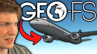Playing Geofs For The First Time... Browser Flight Simulator