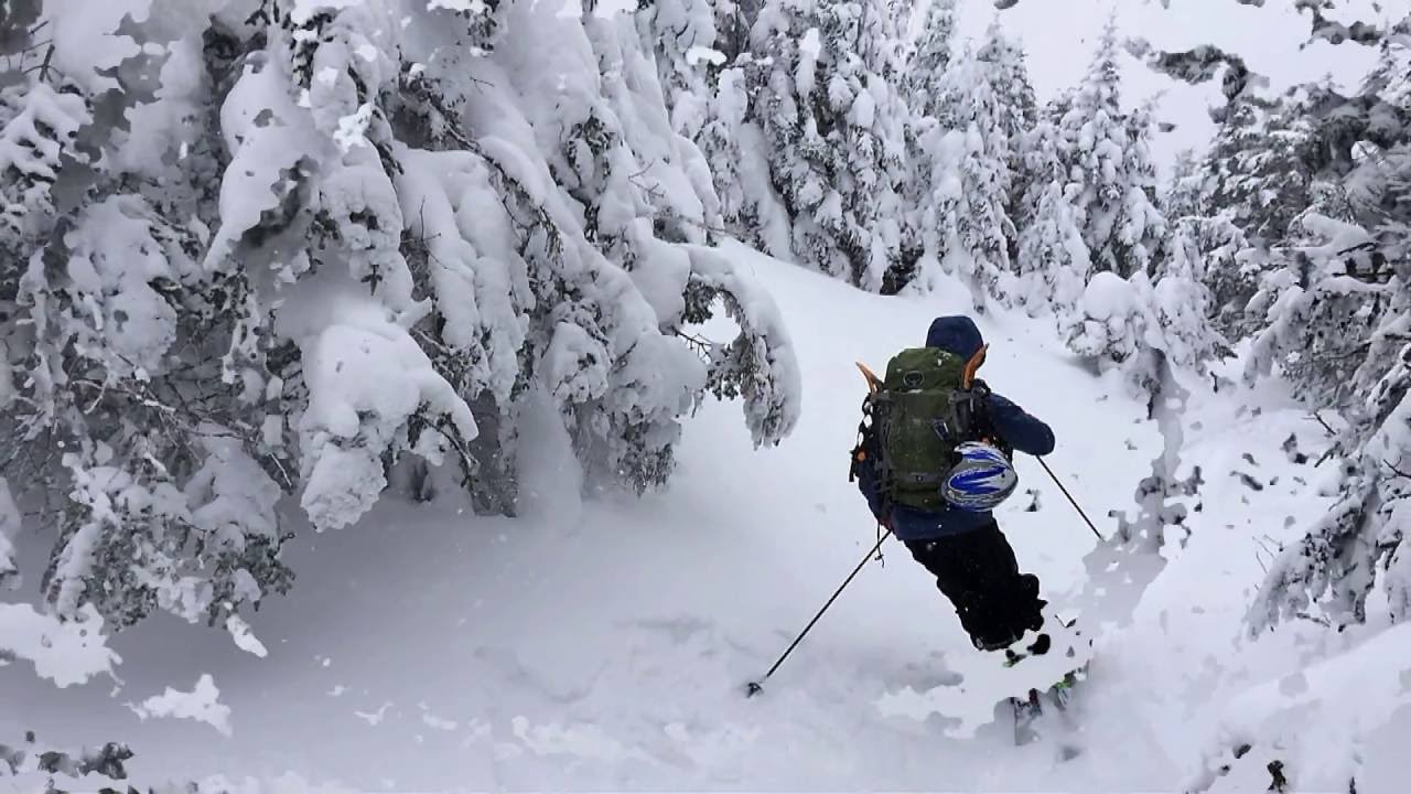 Backcountry Skiing Blue Mountain, 2142015 YouTube