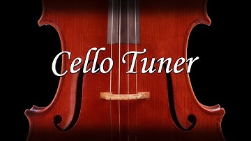 Cello Tuner : Easy to use - "plucking" real cello sound