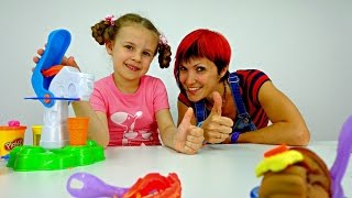 Видео для детей: мороженое из Play Doh!