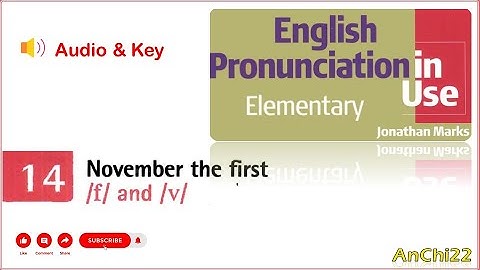 Unit 14 November the first - English Pronunciation in Use Elementary