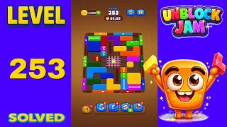 Unblock Jam Level 253 Walkthrough Solution