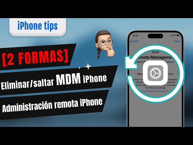 🔓QUITAR o SALTAR MDM en iPhone 2024 / SOLUCIÓN a Administración remota iPhone class=