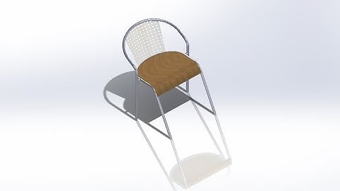 Thực hành vẽ sản phẩm trên SolidWorks I Vẽ ghế thấp