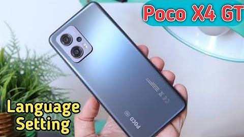 Language Change In Poco X4 GT, Poco X4 GT Mein Language Change Kaise Karen, Language