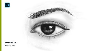 How to make realistic eyes in photoshop using brush