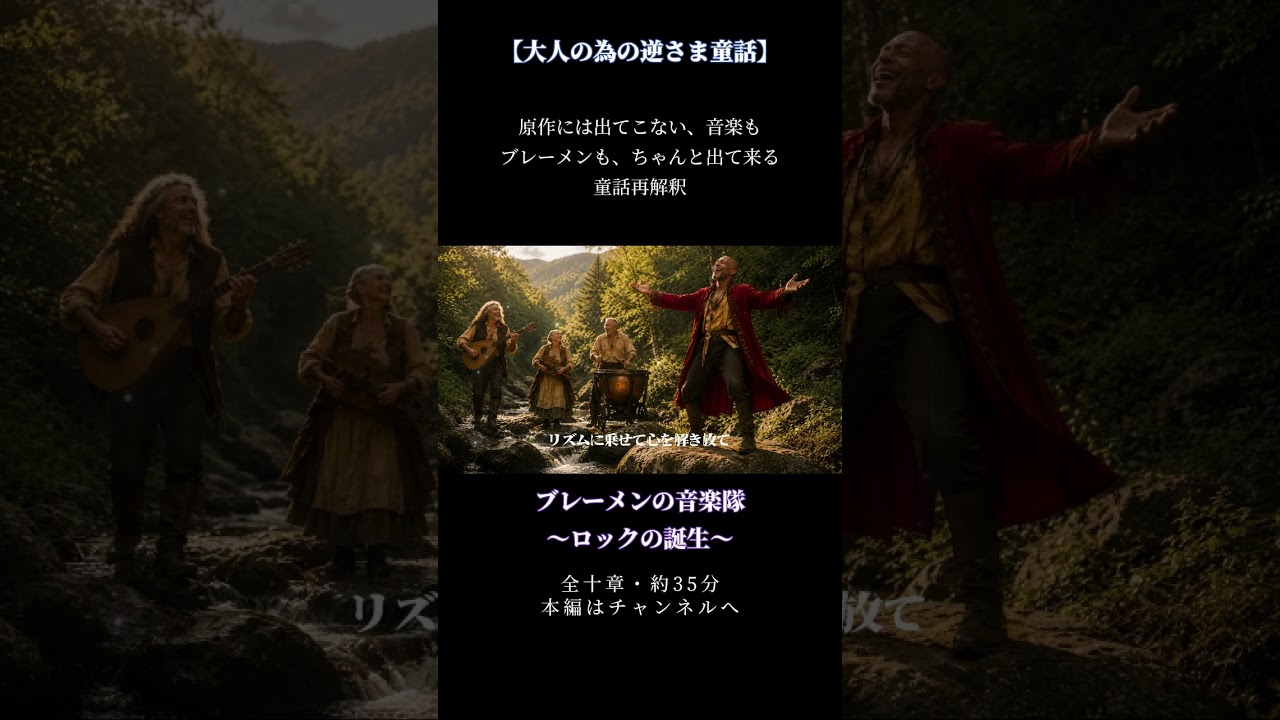 ブレーメンの音楽隊～ロックの誕生～ #shorts #short #ブレーメンの