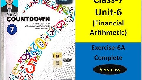 class 7 math exercise 6A complete solution | New countdown third edition book 7 exercise 6A | oxford
