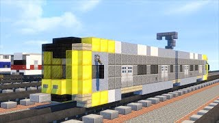 Minecraft LA Metro Kinkisharyo P3010 Light Rail Tutorial