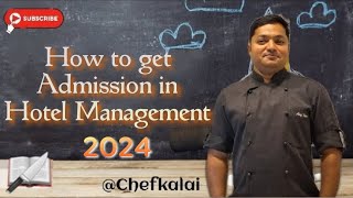 How to get admission in IHM & SIHM / ஹோட்டல் மேனேஜ்மென்ட் அட்மிஷன் 2024