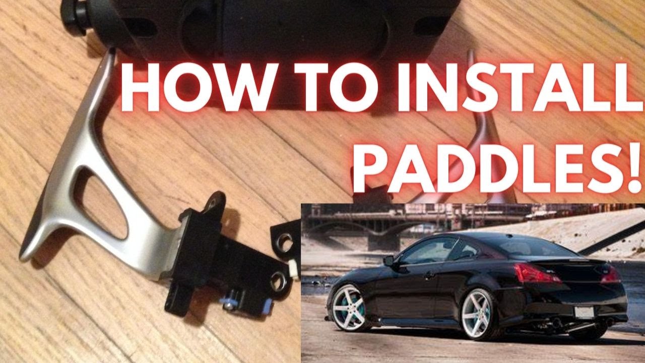 G37 PADDLE SHIFTER INSTALL!! (Q40, 370GT) YouTube