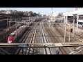 Trains View from Nippori Station Shimogoinden Bridge (日暮里駅下御隠殿橋からの電車の眺め)