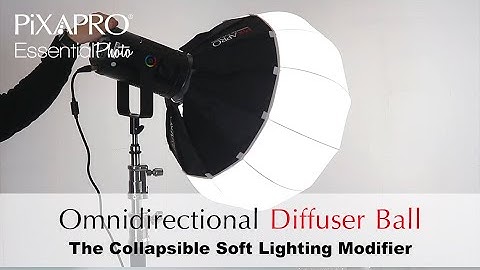 PiXAPRO Collapsible Diffuser Ball - The Soft, Omnidirectional Lighting Modifier