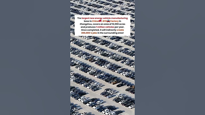 China’s Largest EV Factory – 1 Million Cars a Year!