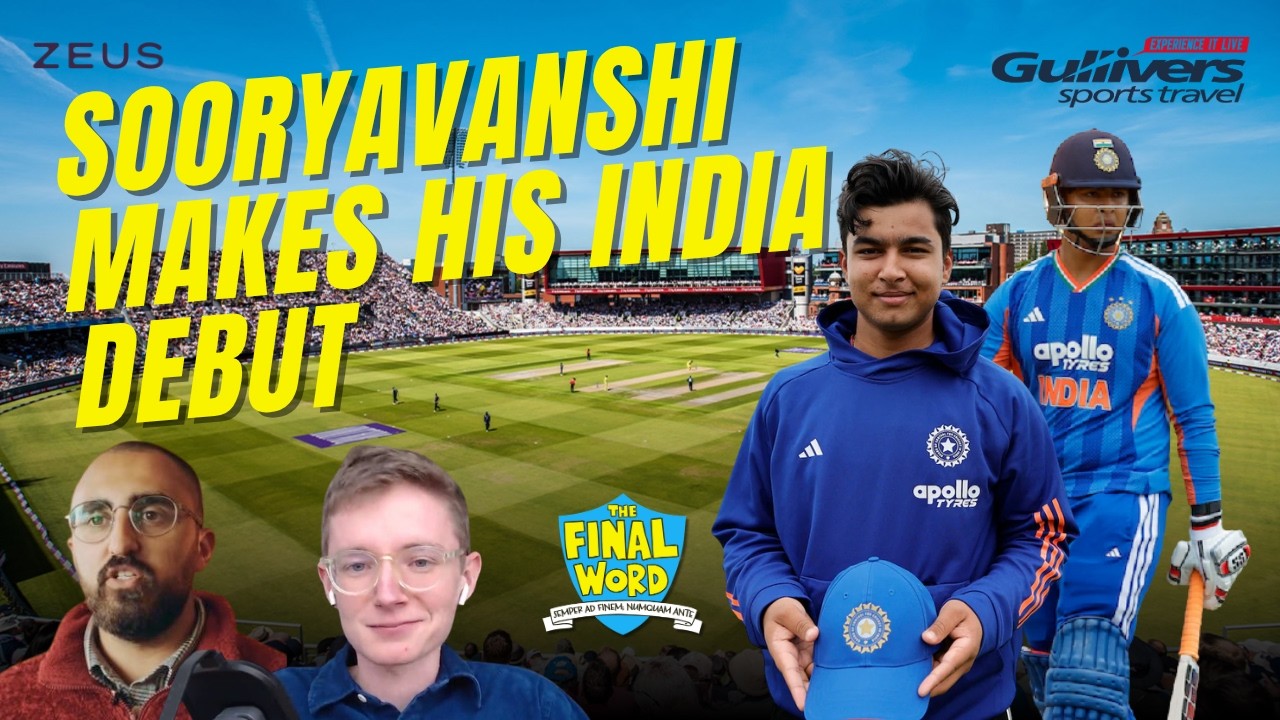 Vaibhav Sooryavanshi makes his India debut - and whacks sixes