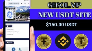 'Geogil.Vip'New Usdt Earning Site Today|New Usdt Mining App|Usdt Investment Site In 2024|Earn Usdt