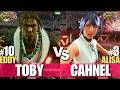 T8 - TOBY (Eddy) vs CHANEL (#3 Ranked Alisa) | Tekken 8 High Level Gameplay