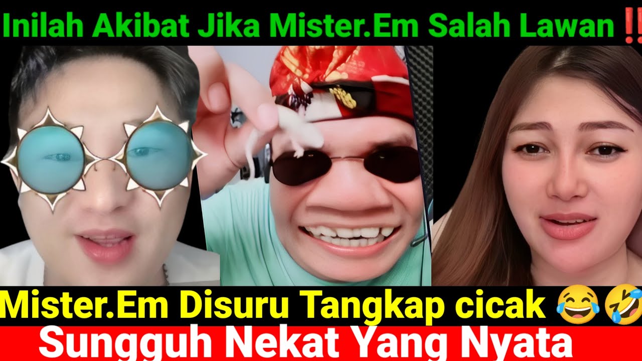 Mr.Em tangkap cicak😱‼️ Sungguh nekat yang nyata @KursiPenonton-mc9ep