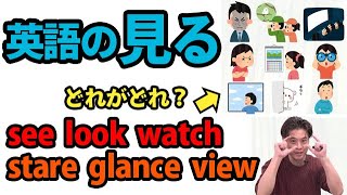 Look, See, Watch だけじゃない！「見る」の英語表現９選～違いと使い方～