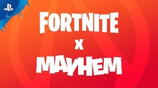 Fortnite | Fortnite X Mayhem - Announce Trailer | PS4