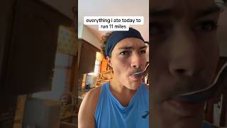 Everything i eat in a day to run 11 miles for marathon prep