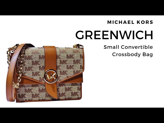 Michael Michael Kors Small Greenwich Convertible Crossbody Bag Brown