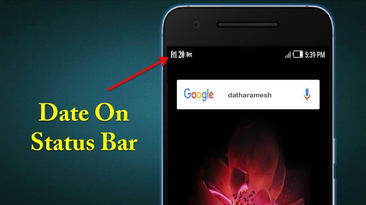 How To Show Date On Status Bar On Any Android Phone YouTube