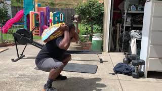 Odd Object Backsquats