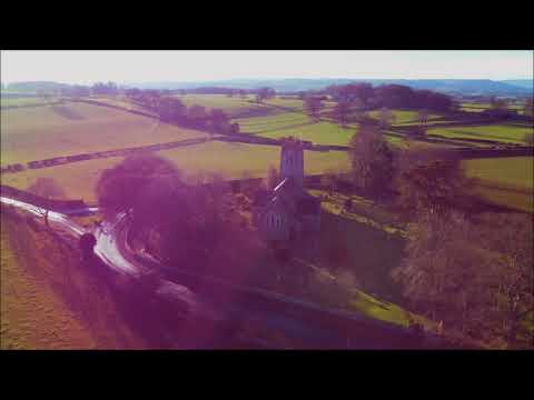 Thornton Watlass Church Yorkshire - Drone View