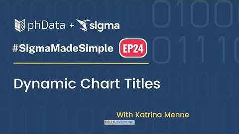 Dynamic Chart Titles in Sigma Computing
