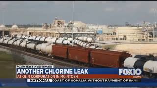 Another chlorine gas leak occurs at Olin chemical plant