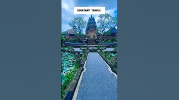 🙏 Saraswati Temple & The Lotus Pond ~ Bali 🙏 #shorts #youtubeshorts #shortsvideo