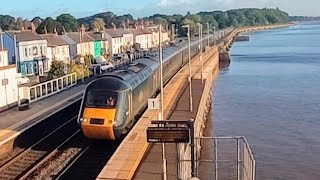 Rare and unusual train.  An HST rescues the GWR Sleeper.  May 25