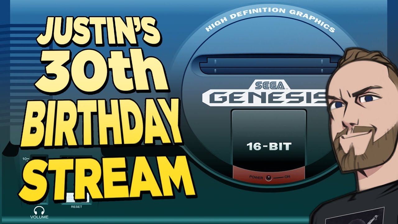 Justin's 30th Birthday Sega Genesis Marathon! - Jaboody Show Full Stream